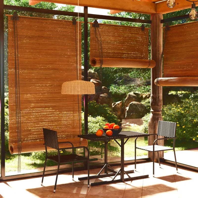 set mobilier de gradina, 3 piese, negru