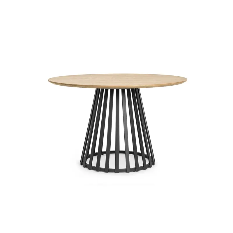 Masa CILLIAN BLACK Ø120 CM - Lemn / Ø120cm