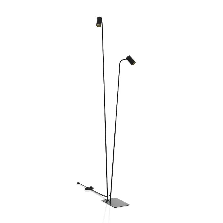 Lampadar MONOS 2L - Negru/Gold