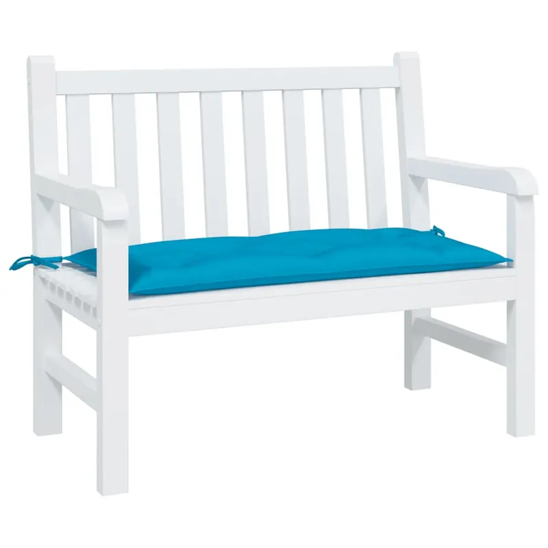 perna de banca, albastru deschis, 100x50x7 cm, material oxford
