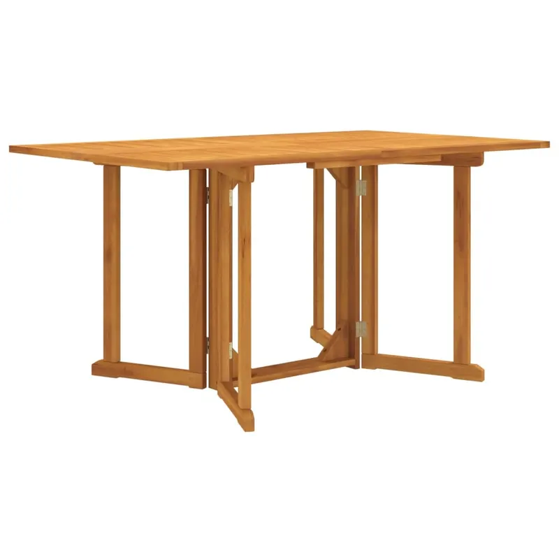 masa gradina pliabila tip fluture, 150x90x75 cm, lemn masiv tec