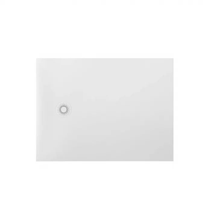 Cadita de dus dreptunghiulara, din marmura turnata, alba, 120x80x3.5 cm, KolpaSan Hopp