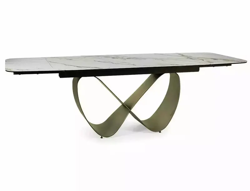 Masa extensibila DORNEY CERAMIC AMBER BIANCO 160(240) x 95 CM - 160(240)x95cm
