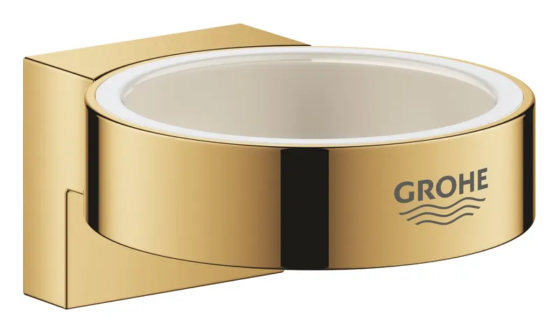Suport Grohe 41027GL0, Selection, pe perete, pentru pahar dozator, metal, lucios, auriu