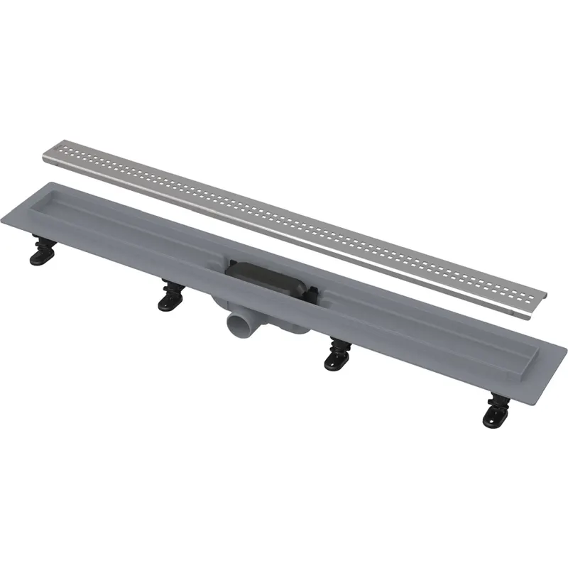 Rigola dus iesire laterala cu capac perforat crom 550 mm Alcadrain APZ9-550M