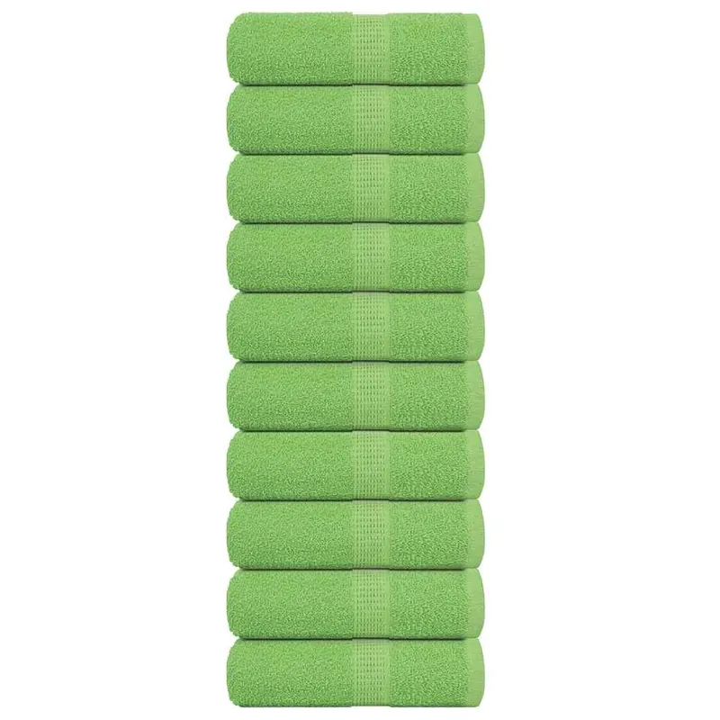 Prosoape de oaspeti, frogn, 10 buc., verde mar, 30x50 cm, 360 g/m2