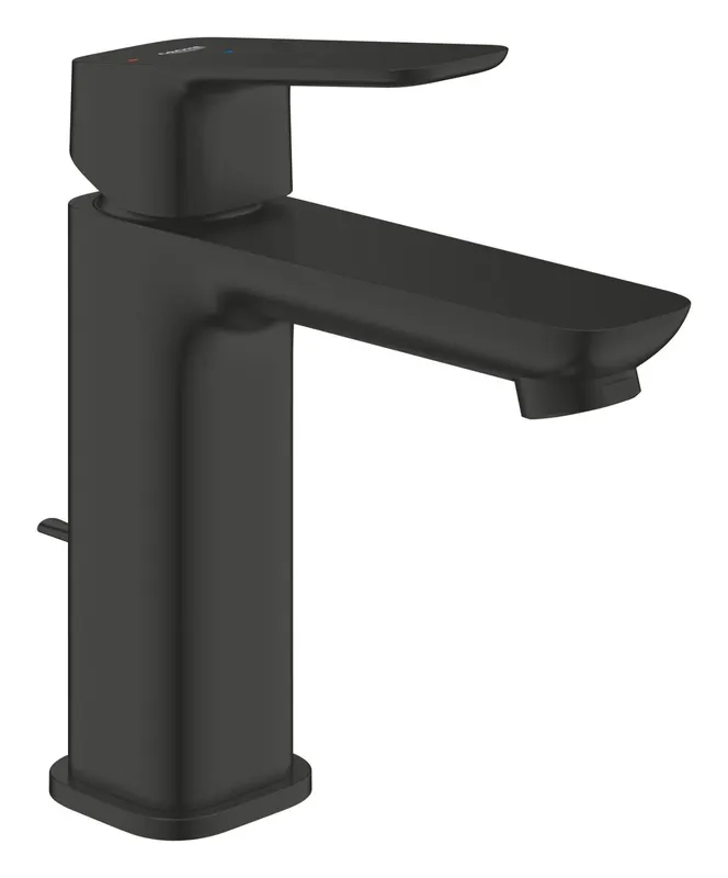 Baterie lavoar Grohe 1017582430, Cubeo, tip comanda monocomanda, marime m, tip instalare pe lavoar, pe blat, negru