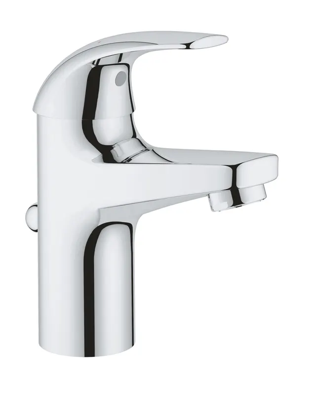 Baterie lavoar Grohe 32805000, BauCurve, tip comanda monocomanda, tip instalare pe lavoar, marime s, crom