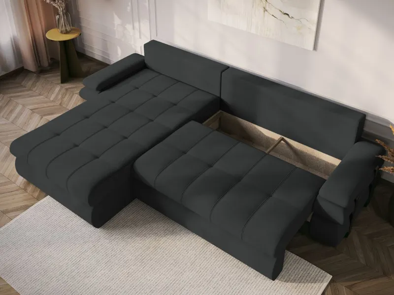 Coltar Extensibil Molly Gri Inchis — imaginea 3