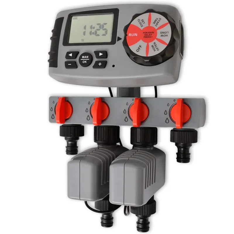 42352 timer automat de irigare cu 4 statii 3 v