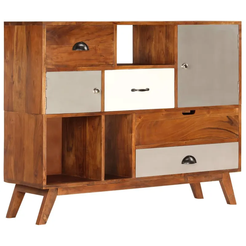 servanta, 115x35x86 cm, lemn masiv de acacia