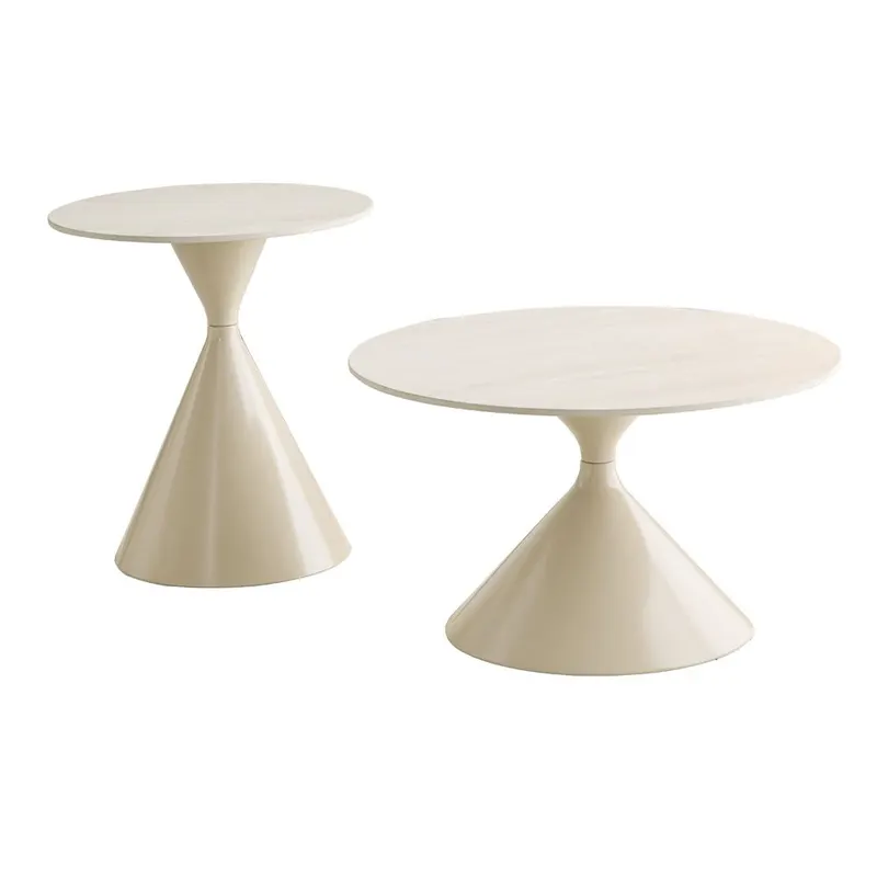 Set 2 masute de cafea CREVAL Ø50/70 x 54/40 CM