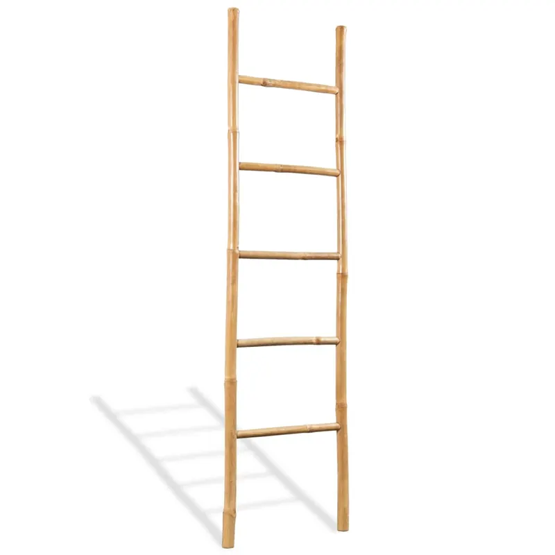 scara pentru prosoape cu 5 trepte, bambus, 150 cm