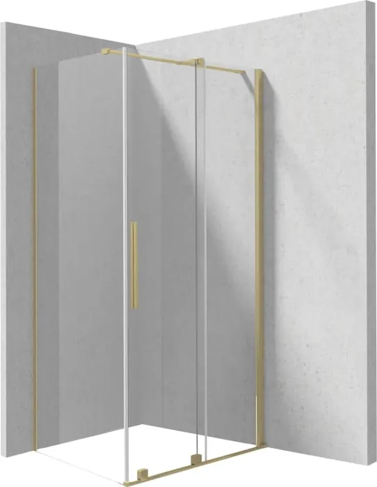 Cabina de dus auriu periat dreptunghiulara 140x70 cm Deante Prizma