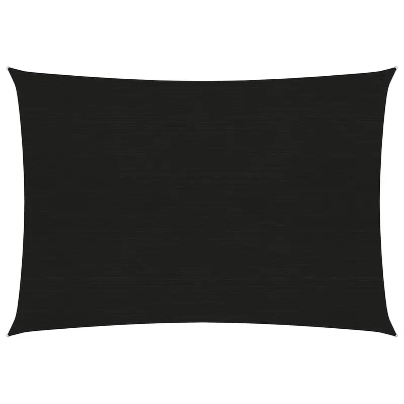 Panza parasolar, negru, 3x4,5 m, hdpe, 160 g/m2