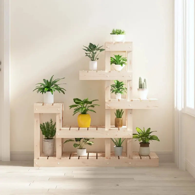 suport pentru plante, 92x25x97 cm, lemn masiv de pin