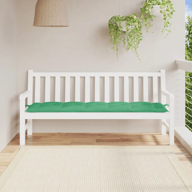 perna banca de gradina, verde, 180x50x7 cm, material oxford