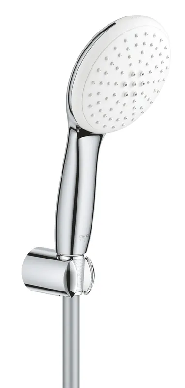 Para de dus Grohe 26919003, 110 mm, 1.5 m, 211 mm, 2 functii, 1 2 racord, sistem anticalcar, universal, Crom