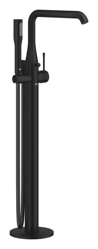 Baterie cada Grohe 25248KF1, Essence, montaj pe podea, tip incastrare aparent, tip comanda monocomanda, negru