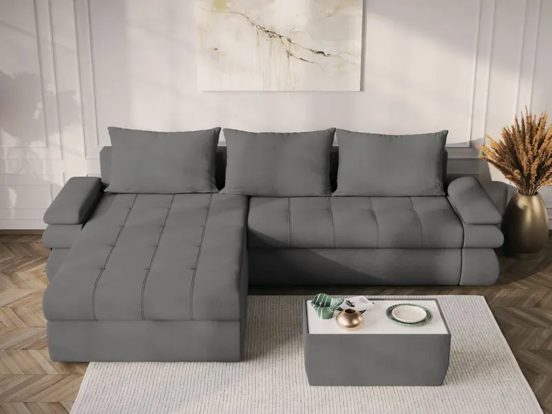 Coltar Extensibil Molly Gri Deschis — imaginea 2