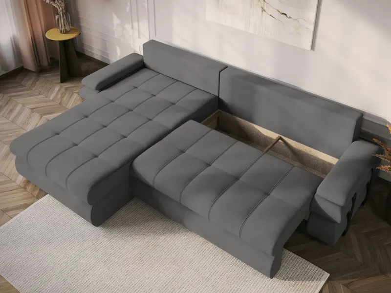 Coltar Extensibil Molly Gri Deschis — imaginea 3
