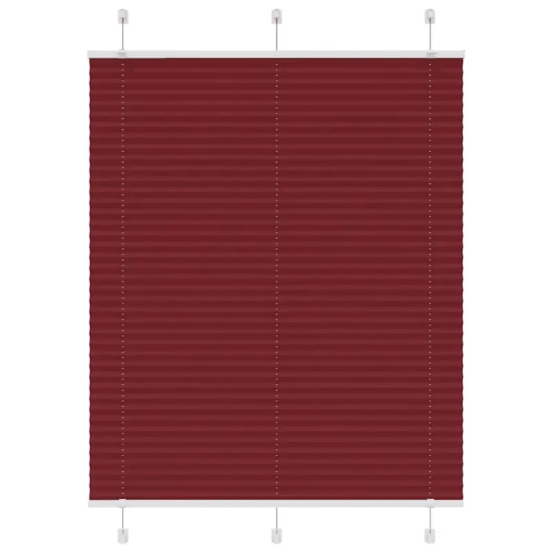 jaluza plisata bordeaux rosu 105x100 cm latime tesatura 104,4cm