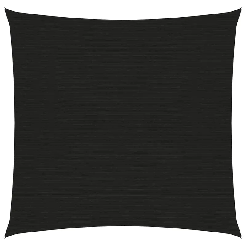 panza parasolar, negru, 4x4 m, hdpe, 160 g/m2