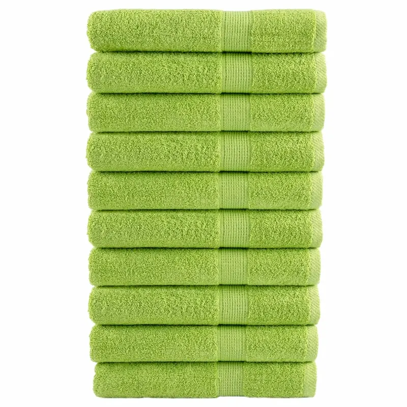 prosoape premium solund 10 buc. verde mar 100x200 cm 600 gsm