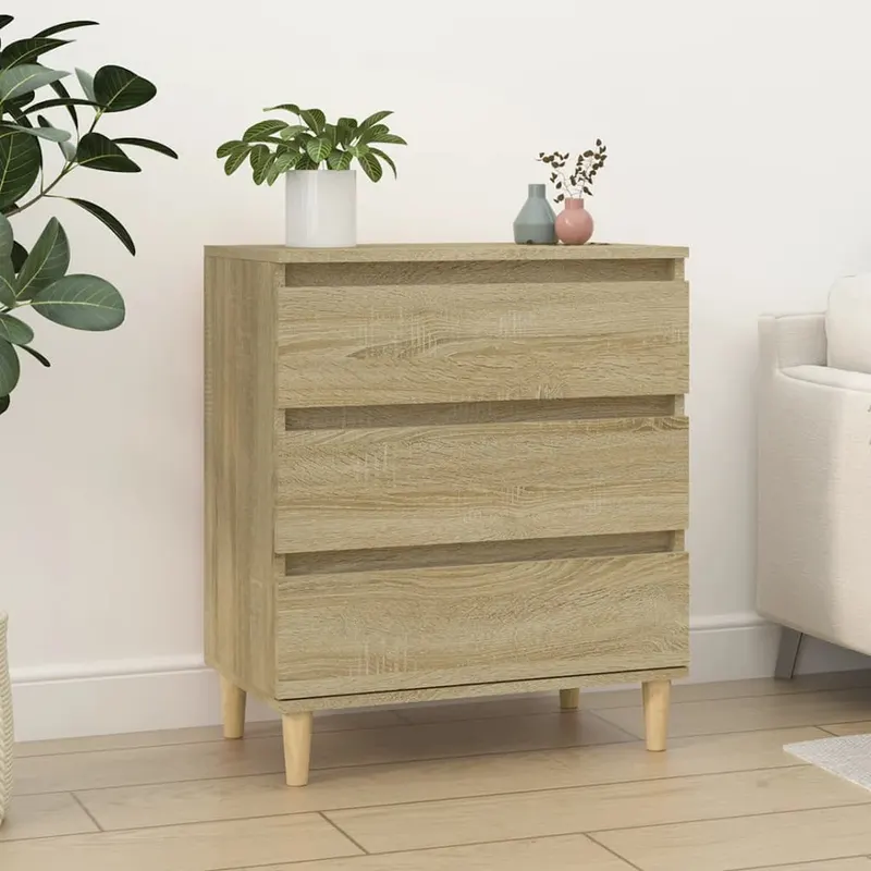 servanta, stejar sonoma, 60x35x70 cm, lemn prelucrat