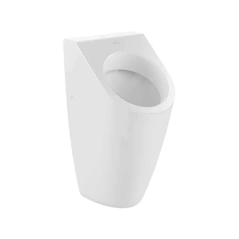 Pisoar VilleroyBoch, Architectura, cu aspirație, alimentare din spate, alb alpin