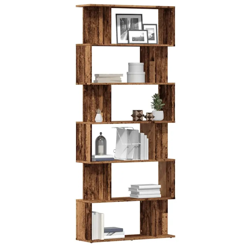 dulap cu carti din lemn vechi 80x24x192 cm lemn prelucrat
