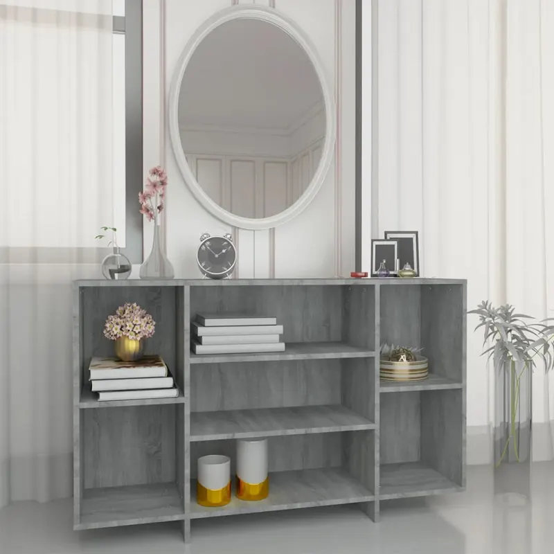 servanta, gri sonoma, 120x30x75 cm, pal