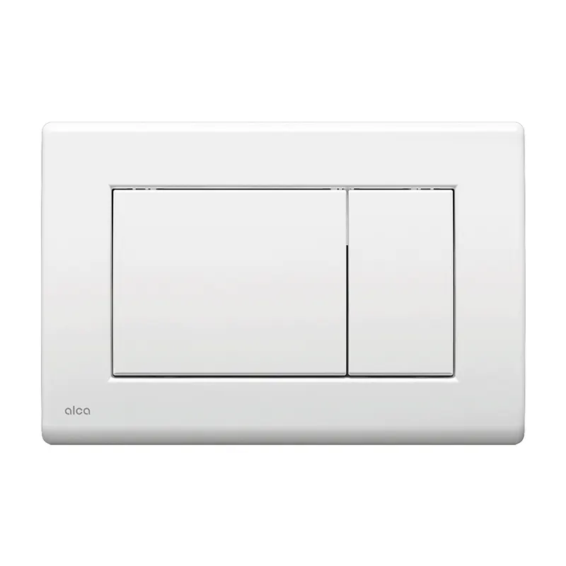 Clapeta de actionare, Alcadrain, Basic, M270, cu doua volume, alb lucios