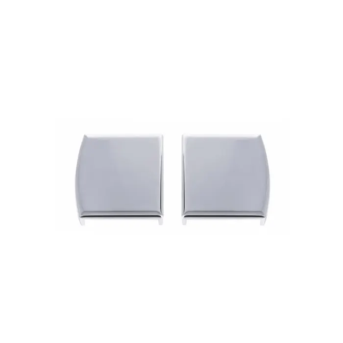 Set 2 capace cromate pentru paravan de cada Easy New cu 1 si 2 aripi, Cersanit Easy