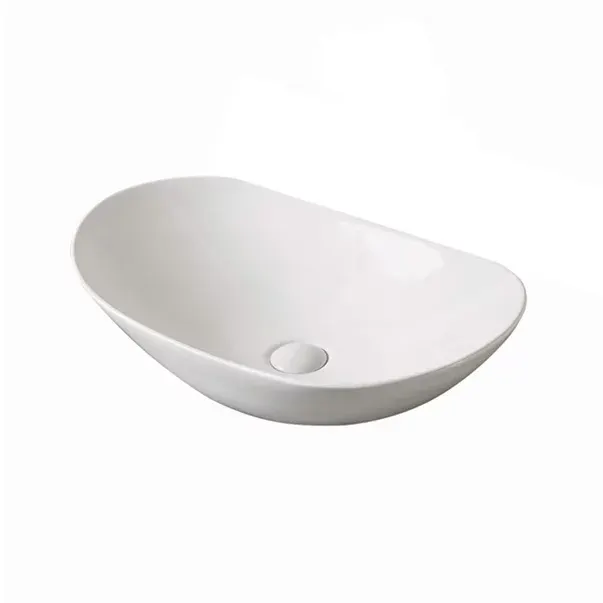 Lavoar pe blat Fluminia My Life, 36 cm, oval, garantie 2 ani, alb