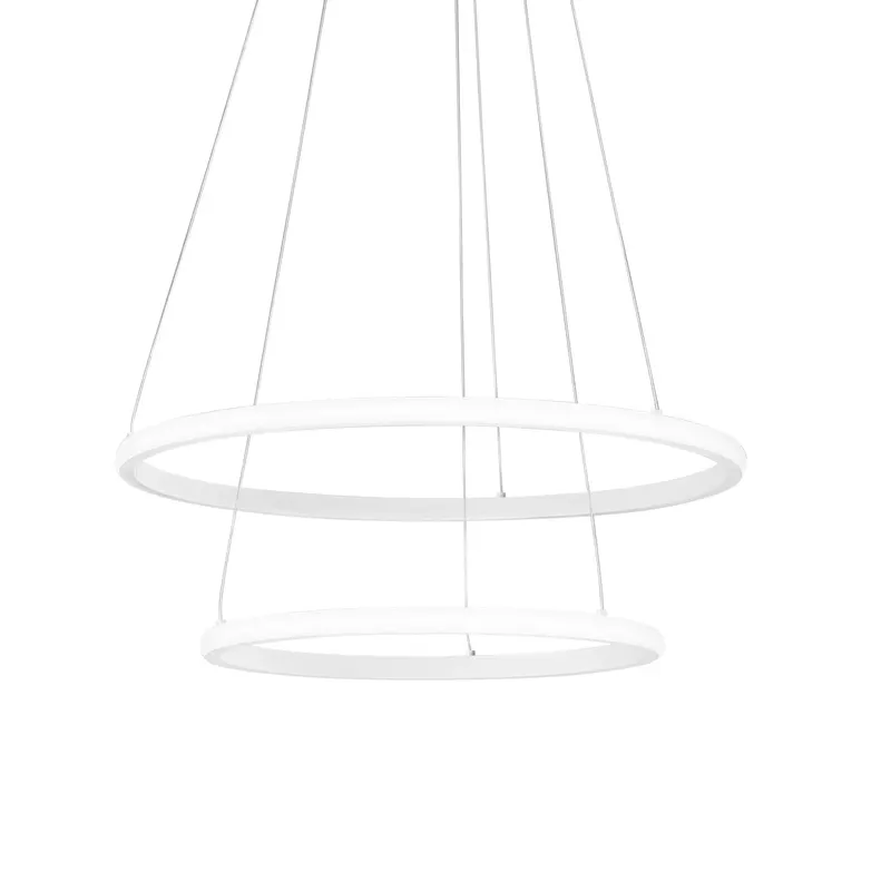 Lampa suspendata AXIS DOUBLE Ø40/60 CM - Alb