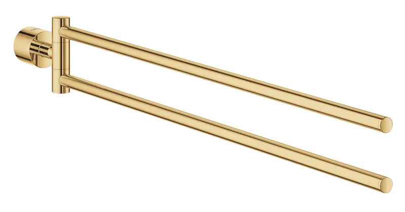 Bara prosop Grohe 40308GL3, Atrio, 489 mm, pe perete, pivotant, metal, lucios, auriu