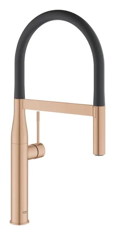 Baterie de bucatarie Grohe 30294DL0, Essence, 3 8 , Tip C, dus, pipa, mat, cupru