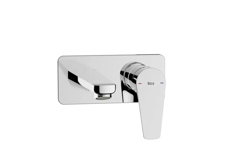 Baterie lavoar Roca A5A3590C00, 5 l min, 0.5 bar, 35 mm, 80 mm, 225 mm, 2 orificii instalare, monocomanda, Crom