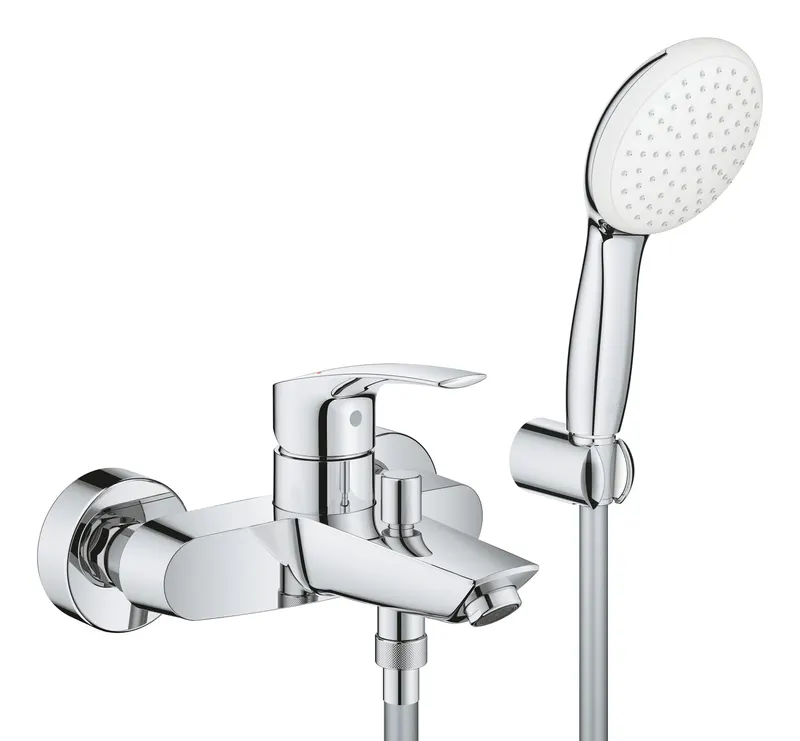 Baterie cada Grohe 25276003, Eurosmart, montaj pe perete, tip incastrare aparent, tip comanda monocomanda, crom