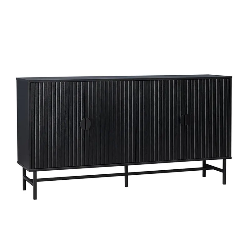 Comoda MONKI 157x39x83 cm - Negru