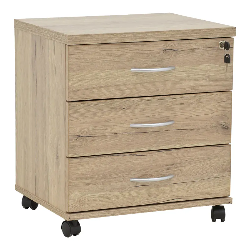 Rollbox cu rotile Anze, Natural, 48x38x53 cm - Natur