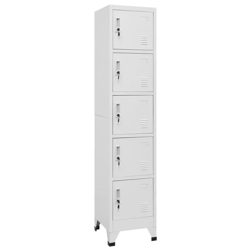 fiset, gri deschis, 38x40x180 cm, otel