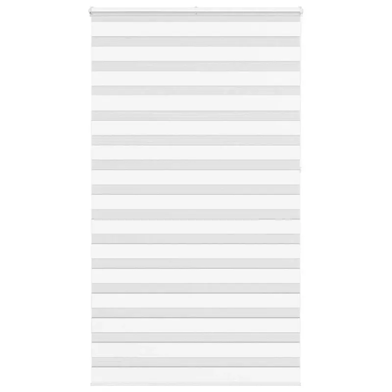 jaluzea tip zebra alb latime tesatura 130,9 cm poliester
