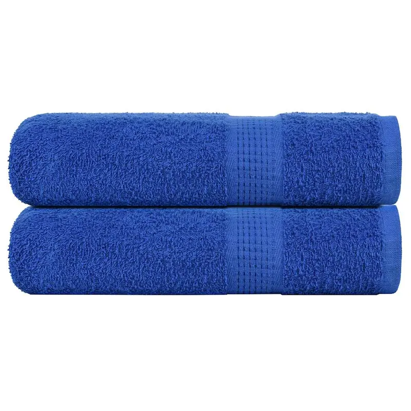 prosoape de baie 2 buc albastru 100x150 cm 360 g/m2 100% bumbac