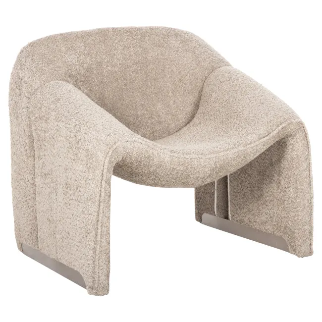 Fotoliu MEMPHIS BOUCLE - Beige