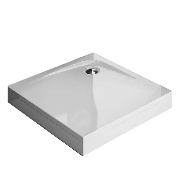 Cadita pentru dus Kolpasan Evelin Q cu masca si picioare incluse 90x90 cm