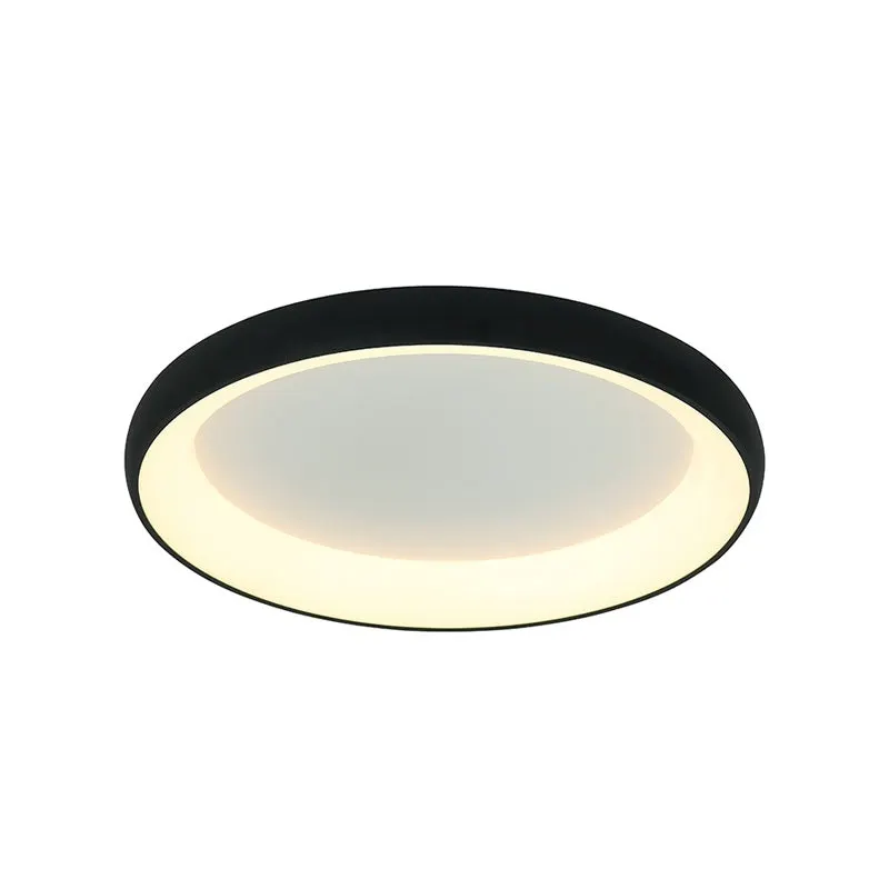 Plafoniera ILVARO - Negru / Ø60 cm