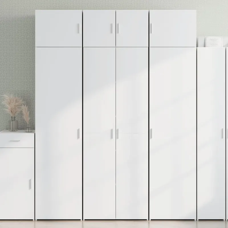 dulap de depozitare, alb, 70x42,5x225 cm, lemn prelucrat