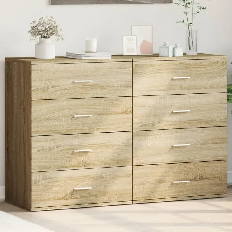 dulapuri, 2 buc., stejar sonoma, 60x39x80 cm, lemn prelucrat